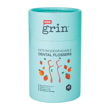Grin Biodegradable Dental Floss Picks Kids 45